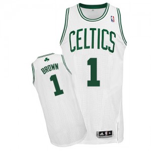 Maillot NBA Authentic Walter Brown #1 Boston Celtics Home Blanc - Homme