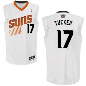 Maillot NBA Authentic PJ Tucker #17 Phoenix Suns Home Blanc - Homme