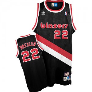 Portland Trail Blazers #22 Adidas Throwback Noir Swingman Maillot d'équipe de NBA Peu co?teux - Clyde Drexler pour Homme