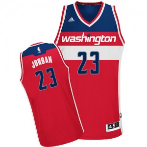 Washington Wizards #23 Adidas Road Rouge Swingman Maillot d'équipe de NBA sortie magasin - Michael Jordan pour Homme