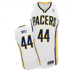 Indiana Pacers Solomon Hill #44 Home Authentic Maillot d'équipe de NBA - Blanc pour Homme