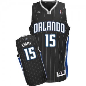 Orlando Magic #15 Adidas Alternate Noir Swingman Maillot d'équipe de NBA Promotions - Vince Carter pour Homme