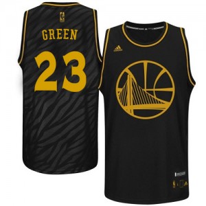 Maillot NBA Noir Draymond Green #23 Golden State Warriors Precious Metals Fashion Authentic Homme Adidas
