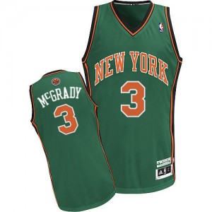 Maillot NBA Authentic Tracy McGrady #3 New York Knicks Vert - Homme