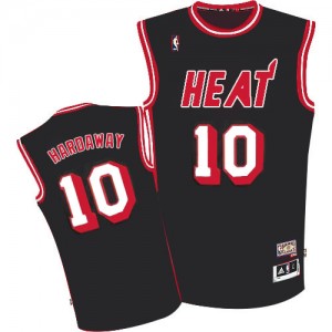Maillot NBA Noir Tim Hardaway #10 Miami Heat Hardwood Classic Nights Authentic Homme Adidas