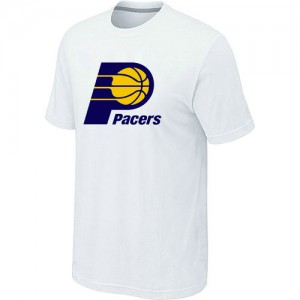 T-shirt principal de logo Indiana Pacers NBA Big & Tall Blanc - Homme