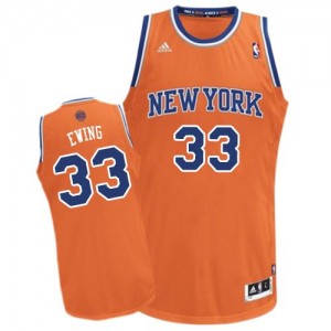 Maillot NBA Swingman Patrick Ewing #33 New York Knicks Alternate Orange - Homme