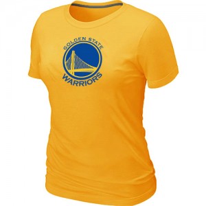 T-shirt principal de logo Golden State Warriors NBA Big & Tall Jaune - Femme