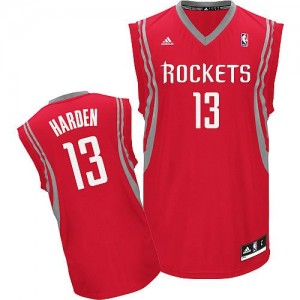 Maillot NBA Houston Rockets #13 James Harden Rouge Adidas Swingman Road - Enfants