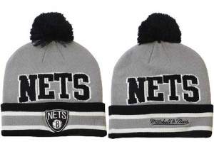 Bonnet Knit Brooklyn Nets NBA AMLPUGXX