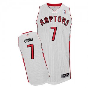 Toronto Raptors #7 Adidas Home Blanc Authentic Maillot d'équipe de NBA Peu co?teux - Kyle Lowry pour Homme
