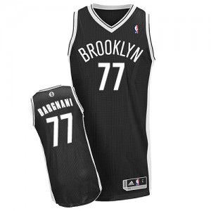 Maillot Authentic Brooklyn Nets NBA Road Noir - #77 Andrea Bargnani - Homme