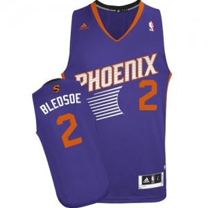 Maillot NBA Phoenix Suns #2 Eric Bledsoe Violet Adidas Swingman Road - Homme