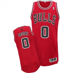 Maillot Authentic Chicago Bulls NBA Road Rouge - #0 Aaron Brooks - Homme