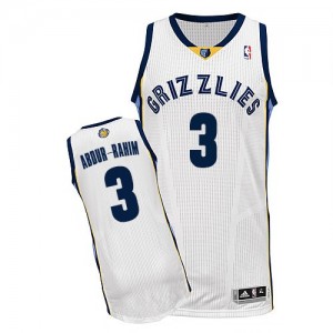 Maillot Authentic Memphis Grizzlies NBA Home Blanc - #3 Shareef Abdur-Rahim - Homme