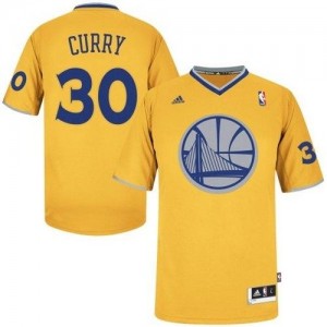Golden State Warriors #30 Adidas 2013 Christmas Day Or Swingman Maillot d'équipe de NBA pour pas cher - Stephen Curry pour Homme