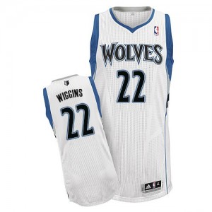 Maillot NBA Authentic Andrew Wiggins #22 Minnesota Timberwolves Home Blanc - Homme