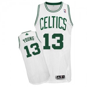 Maillot Authentic Boston Celtics NBA Home Blanc - #13 James Young - Homme