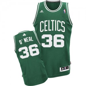 Maillot NBA Swingman Shaquille O'Neal #36 Boston Celtics Road Vert (No Blanc) - Homme