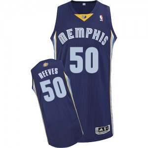 Maillot NBA Authentic Bryant Reeves #50 Memphis Grizzlies Road Bleu marin - Homme