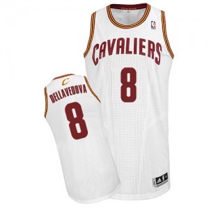 Cleveland Cavaliers Matthew Dellavedova #8 Home Authentic Maillot d'équipe de NBA - Blanc pour Homme