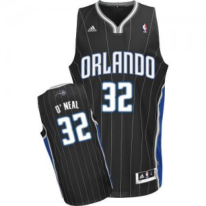 Orlando Magic #32 Adidas Alternate Noir Swingman Maillot d'équipe de NBA Vente pas cher - Shaquille O'Neal pour Enfants