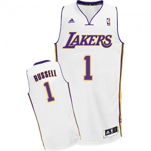 Maillot Swingman Los Angeles Lakers NBA Alternate Blanc - #1 D'Angelo Russell - Homme