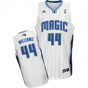 Orlando Magic #44 Adidas Home Blanc Swingman Maillot d'équipe de NBA Promotions - Jason Williams pour Homme
