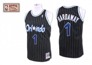 Maillot NBA Orlando Magic #1 Tracy Mcgrady Noir Mitchell and Ness Authentic Throwback - Homme