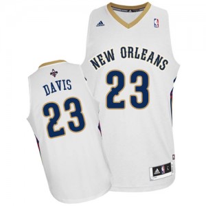 Maillot NBA Swingman Anthony Davis #23 New Orleans Pelicans Home Blanc - Homme