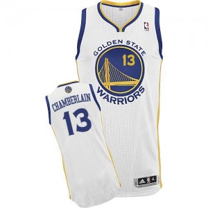 Maillot NBA Blanc Wilt Chamberlain #13 Golden State Warriors Home Authentic Homme Adidas