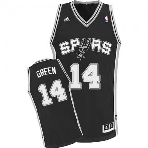 Maillot Swingman San Antonio Spurs NBA Road Noir - #14 Danny Green - Homme