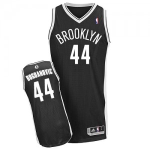 Maillot Adidas Noir Road Authentic Brooklyn Nets - Bojan Bogdanovic #44 - Homme