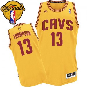 Maillot Swingman Cleveland Cavaliers NBA Alternate 2015 The Finals Patch Or - #13 Tristan Thompson - Homme