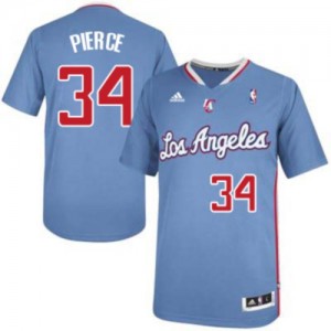 Maillot NBA Los Angeles Clippers #34 Paul Pierce Bleu royal Adidas Swingman Pride - Homme