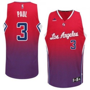 Maillot Adidas Rouge Resonate Fashion Swingman Los Angeles Clippers - Chris Paul #3 - Homme