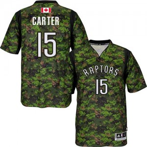 Maillot NBA Toronto Raptors #15 Vince Carter Camo Adidas Swingman Pride - Homme