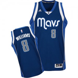 Maillot Adidas Bleu marin Alternate Swingman Dallas Mavericks - Deron Williams #8 - Femme