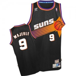 Phoenix Suns Dan Majerle #9 Throwback Authentic Maillot d'équipe de NBA - Noir pour Homme