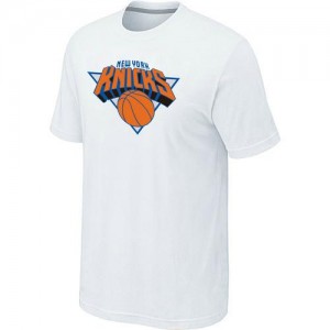 Tee-Shirt Blanc Big & Tall New York Knicks - Homme