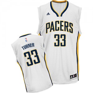 Maillot NBA Swingman Myles Turner #33 Indiana Pacers Home Blanc - Homme