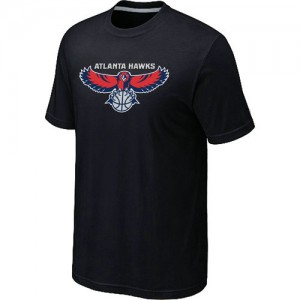 Atlanta Hawks Big & Tall Tee-Shirt d'équipe de NBA - Noir pour Homme