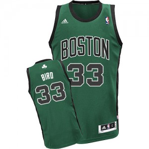 Maillot Swingman Boston Celtics NBA Alternate Vert (No. noir) - #33 Larry Bird - Homme