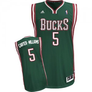 Maillot Swingman Milwaukee Bucks NBA Road Vert - #5 Michael Carter-Williams - Homme