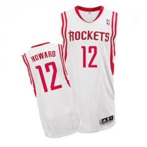 Maillot NBA Authentic Dwight Howard #12 Houston Rockets Home Blanc - Homme