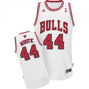 Maillot Adidas Blanc Home Swingman Chicago Bulls - Nikola Mirotic #44 - Homme