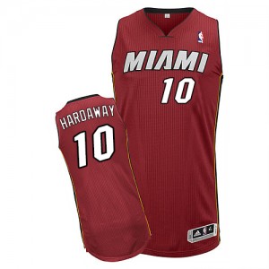 Maillot Authentic Miami Heat NBA Alternate Rouge - #10 Tim Hardaway - Homme