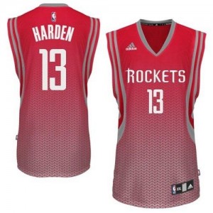 Maillot Adidas Rouge Resonate Fashion Swingman Houston Rockets - James Harden #13 - Homme