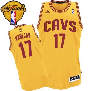 Maillot Adidas Or Alternate 2015 The Finals Patch Swingman Cleveland Cavaliers - Anderson Varejao #17 - Homme