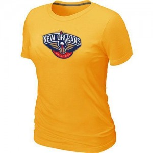 New Orleans Pelicans Big & Tall Jaune Tee-Shirt d'équipe de NBA en vente en ligne - pour Femme
